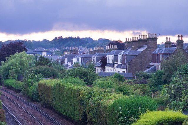 Monifieth after storm