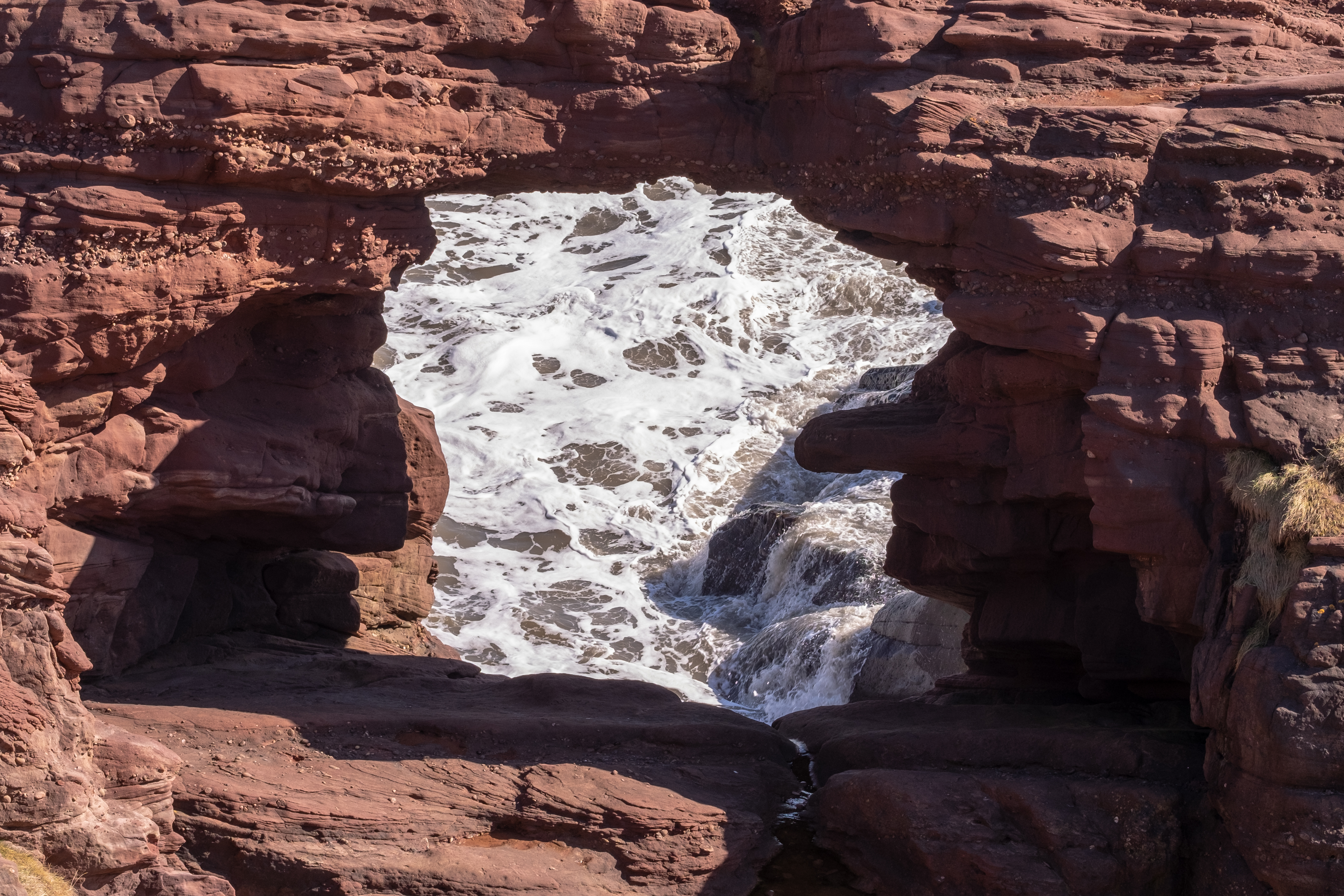 Arbroath cliffs frame